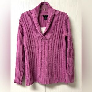 Style & Co. Women's Cowl Neck Sweater in Pink